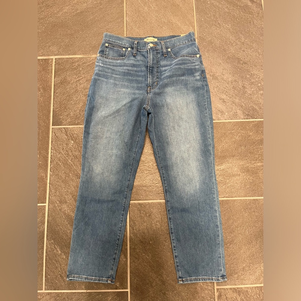 NWT Madewell the perfect vintage crop Jean with magic pockets